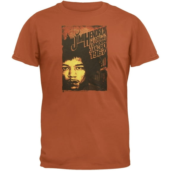 Jimi Hendrix Men's London 67 Short Sleeve T Shirt