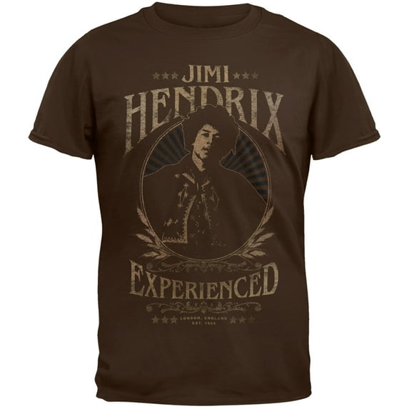 Jimi Hendrix Men's London England Est. 1969 Soft Short Sleeve T Shirt