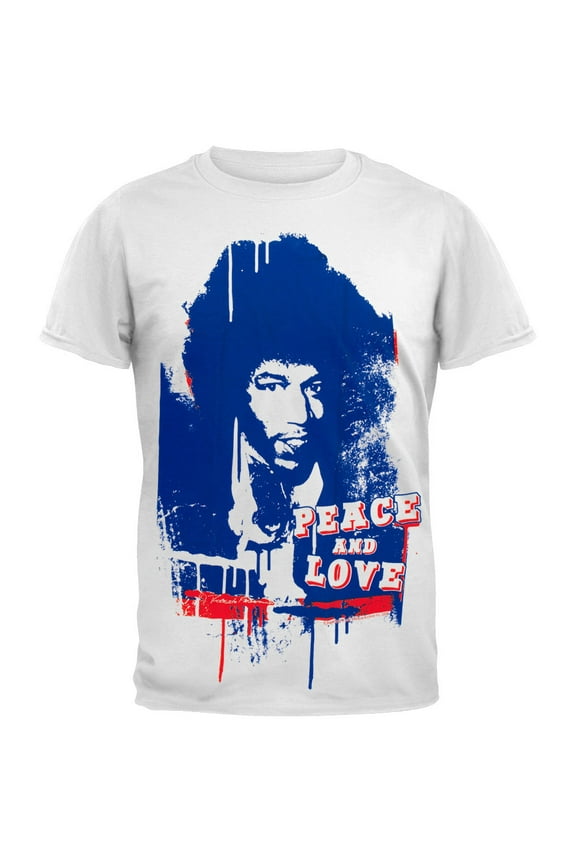 Men's Peace Love Soft Short Sleeve T Shirt