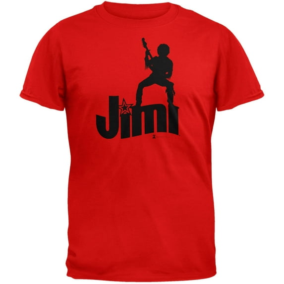 Jimi Hendrix Men's Silhouette Short Sleeve T Shirt