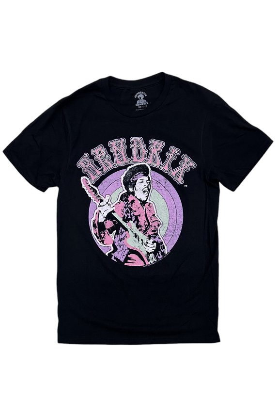 Men's T-Shirt Genuine Merch Vintage Distressed Graphic Print Tee (Large, Black)