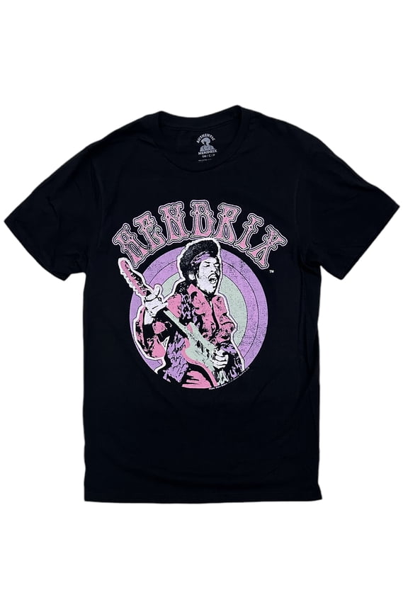 Men's T-Shirt Genuine Merch Vintage Distressed Graphic Print Tee (X-Large, Black)