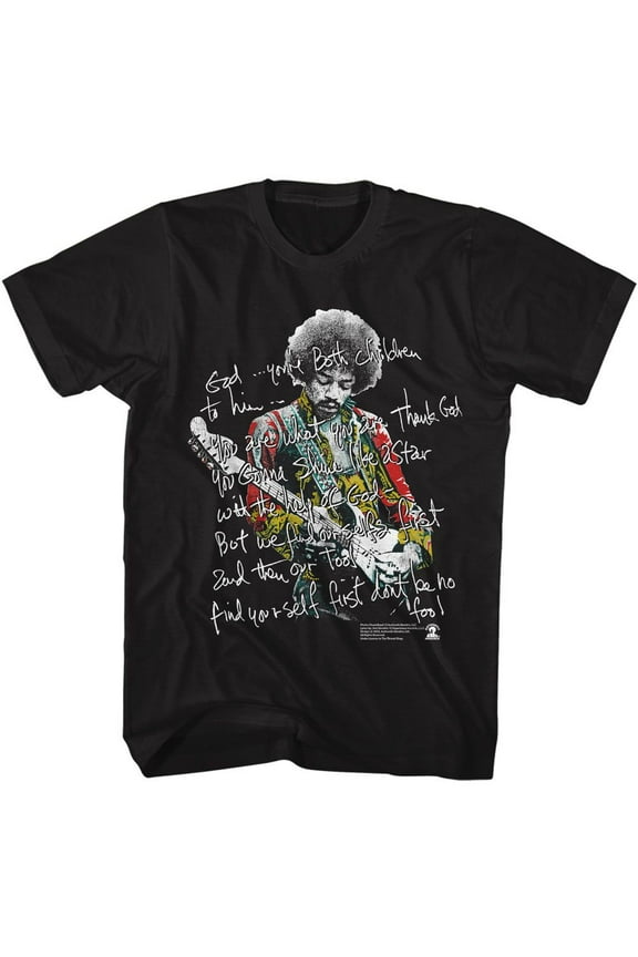 Jimi Hendrix Message To The Universe Men's T Shirt