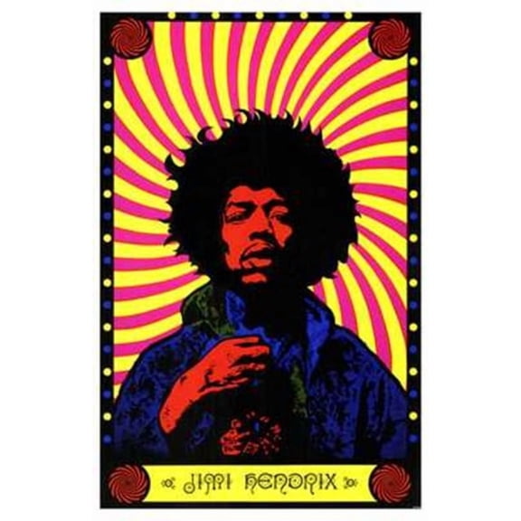 Jimi Hendrix Movie Poster (11 x 17)