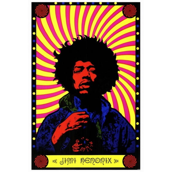 Jimi Hendrix Movie Poster Print (27 x 40)