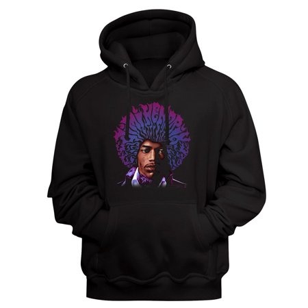 Jimi Hendrix Name Fro Black Adult Pullover Hoodie Sweatshirt