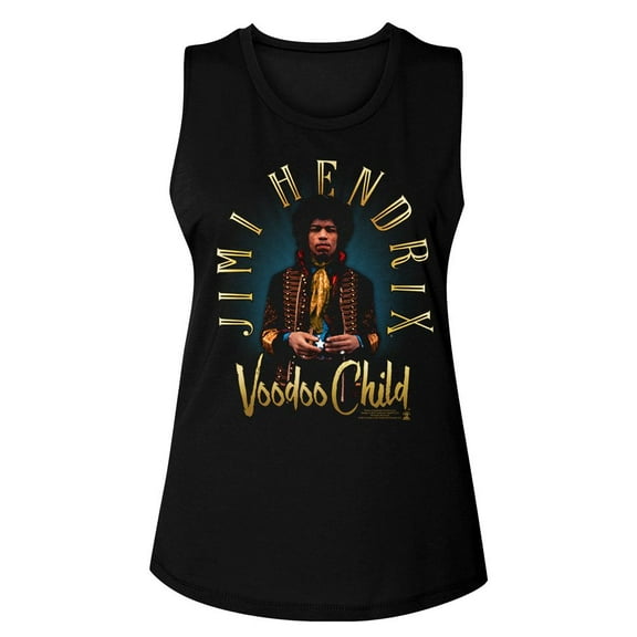 Jimi Hendrix Newdoo Child Black Women's Muscle Tank Top T-Shirt