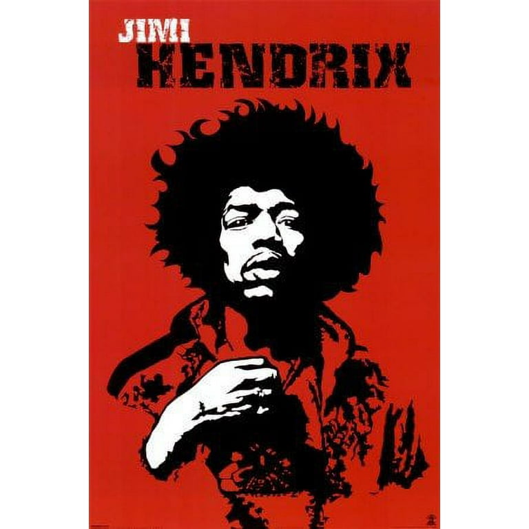 【希少】1977 Jimi Hendrix ポスター Vintage Jimi Hendrix 1977 poster music classic rock artist