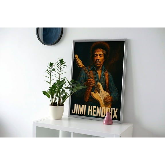 Jimi Hendrix Poster or Canvas Wall Art