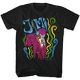 thumbnail image 1 of Jimi Hendrix Psychadelic Black Adult T-Shirt, 1 of 2