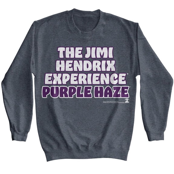 Jimi Hendrix Purple Haze Dark Heather Sweatshirt