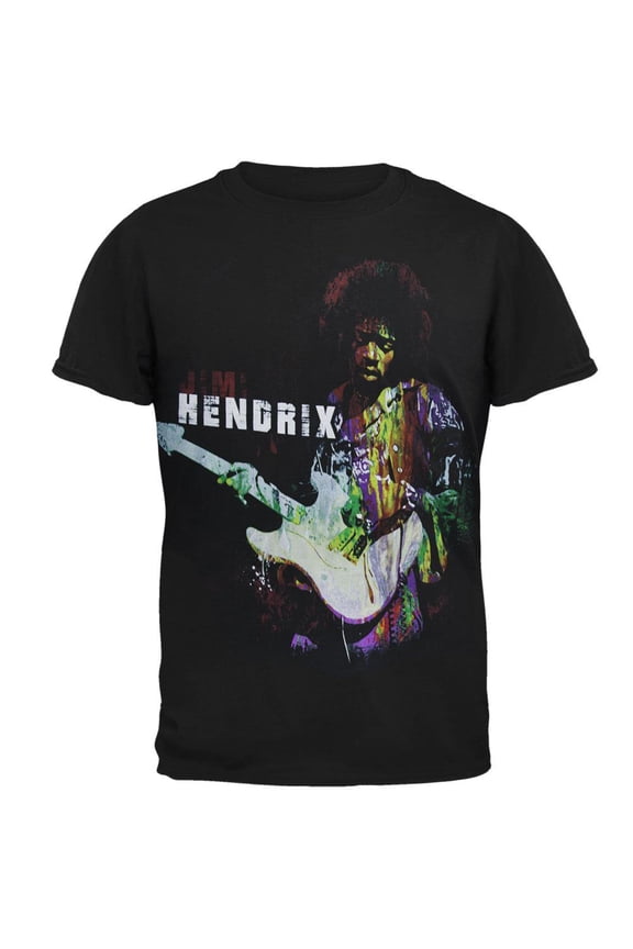Jimi Hendrix - Rainbow Bridge Mens Soft T Shirt Black LG