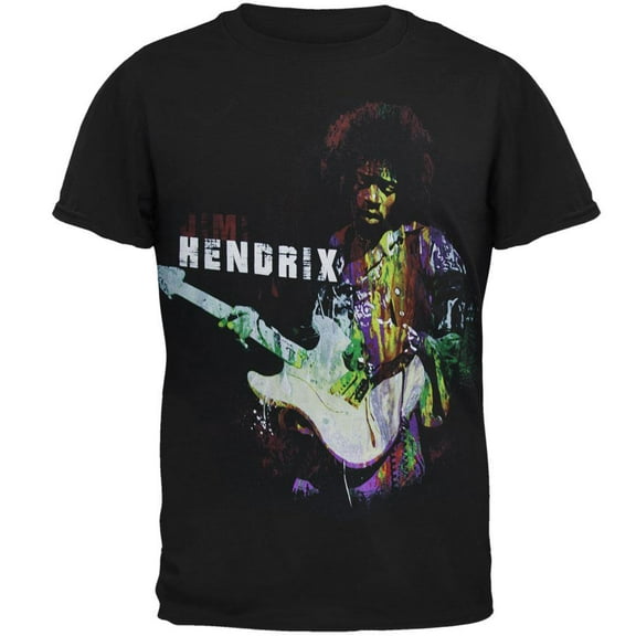 Jimi Hendrix - Rainbow Bridge Mens Soft T Shirt Black LG