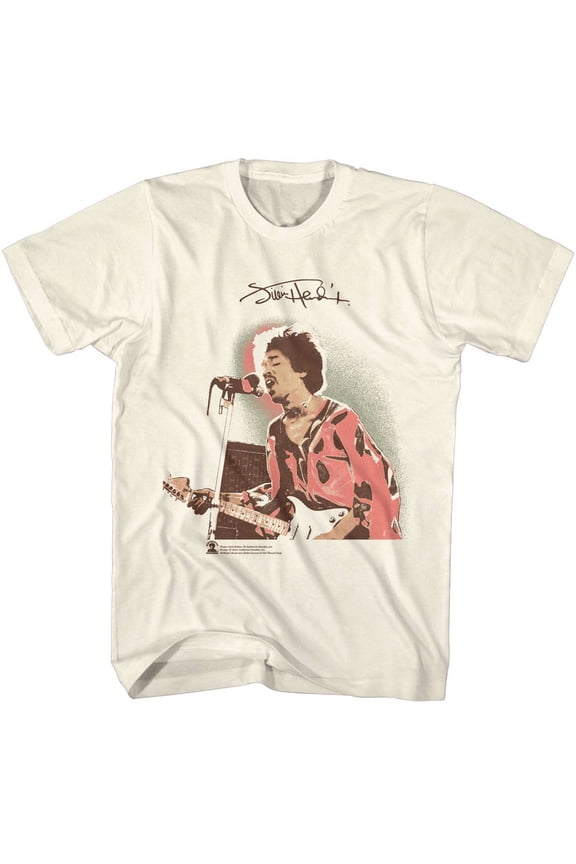 Jimi Hendrix Spotlight Natural T-Shirt