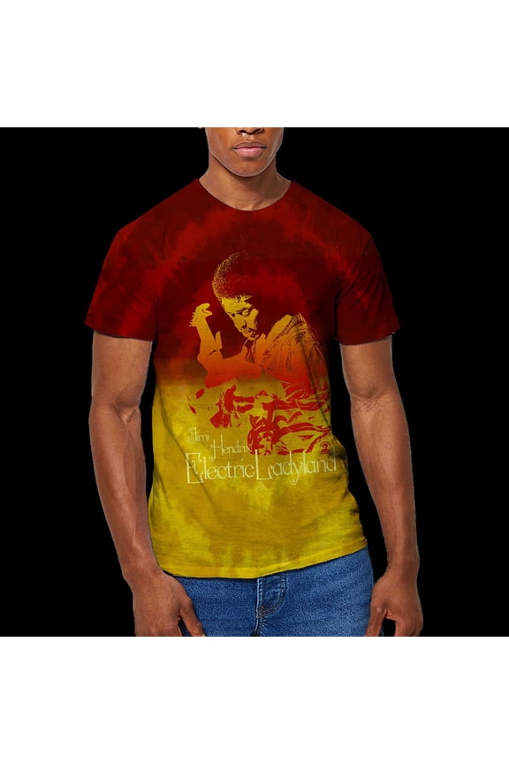 Jimi Hendrix Unisex T-Shirt Electric Ladyland (Wash Collection) (Small)