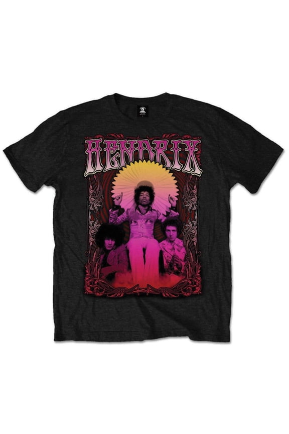 Jimi Hendrix Unisex T-Shirt: Ferris Wheel (Large)