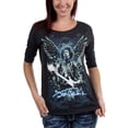 thumbnail image 1 of Jimi Hendrix - Womens Hendrix Got Wings T-Shirt, 1 of 2