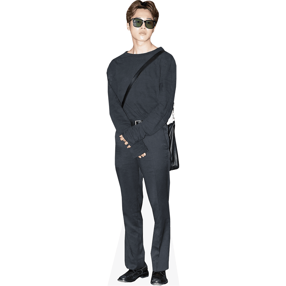 Jimin (Black Outfit) Mini Cardboard Cutout Standee