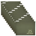 thumbnail image 1 of Jimin Hanging File Folders Letter Size - 25 Pack of Green File Folders - 1/5 Cut Tabs - Adjustable Tabs - Bulk File Folders for Filing Cabinet with Tabs - Manilla File Folders 8.5 X 11, 1 of 7