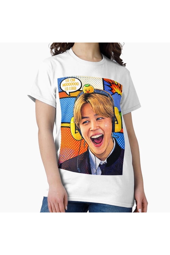 Jimin Lachimolala Colourful Pop Art Fan T-Shirt
