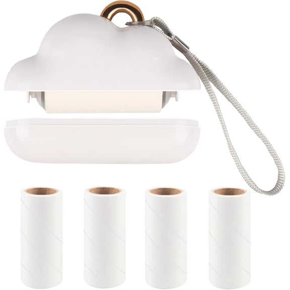 Jimin Mini Lint Roller Travel Size, Reusable Lint Roller for Travel, Pet Hair Remover Portable Lint Roller for Clothes with 150 Sheets Refillable
