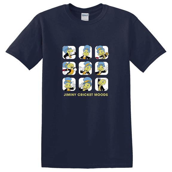 Jiminy Cricket Moods Face Graphic T-Shirt