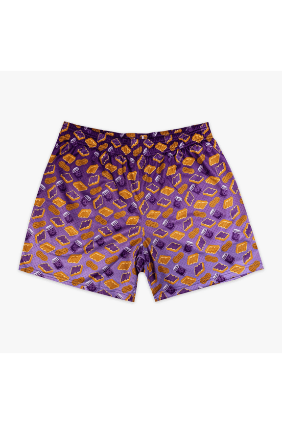 Adults Custom All Print Mesh Shorts Funny Food Pizza Taco Jelly Toast Shorts Streetwear Beach Sports Summer Shorts