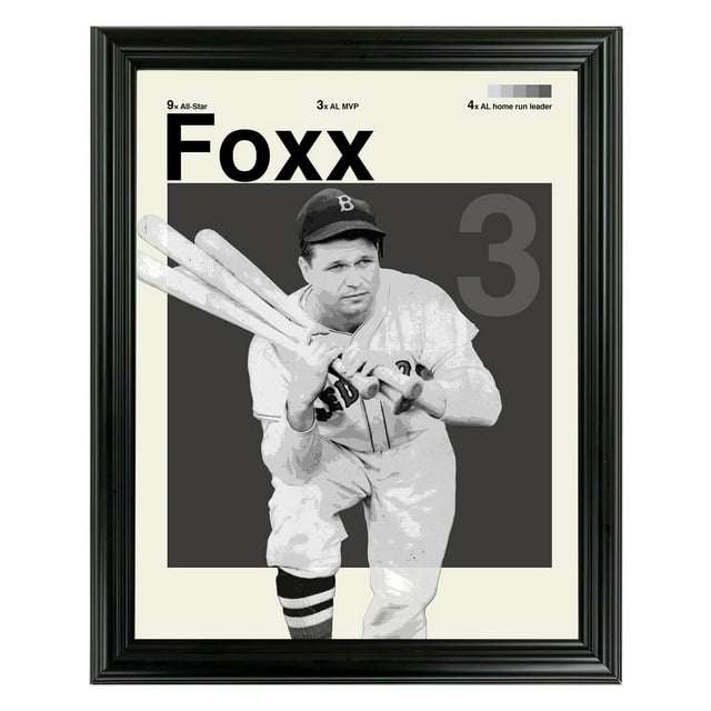 Jimmie Foxx Framed Sports Art Photo by Thomas Maxwell