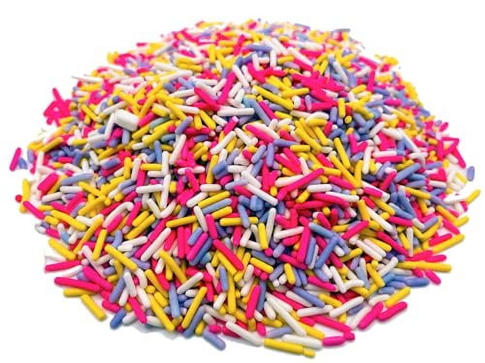 Spring Candy Jimmies in Springtime Mix - Resealable Standup Candy Bag - Pastel ...