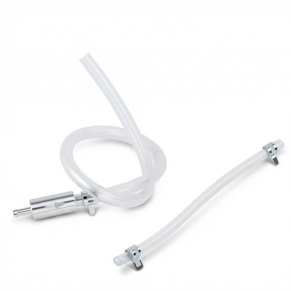 CNDRLEF Brake Bleeder Hose Kit, 2-Pack One-Way Check Valve Tube with Clamps, 19.7 in Clear Hose for Car, Motorcycle & Hydraulic Clutch/Brake Bleeding