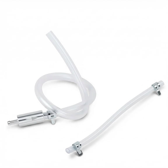 CNDRLEF Brake Bleeder Hose Kit, 2-Pack One-Way Check Valve Tube with Clamps, 19.7 in Clear Hose for Car, Motorcycle & Hydraulic Clutch/Brake Bleeding