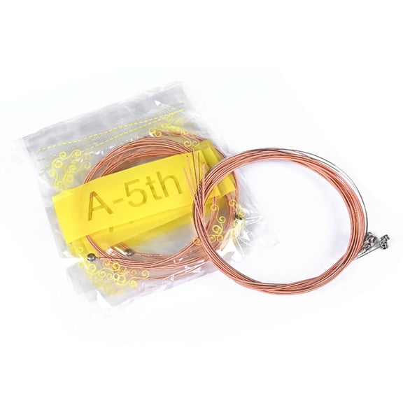 CNDRLEF 6-Pack Phosphor Bronze Acoustic Guitar Strings Set - Hex Steel Core, Rust-Proof Coating, Pro-Grade Tone (Universal for Folk Guitars)