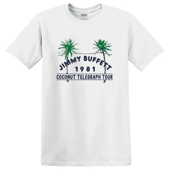 Jimmy Buffett 1981 Coconut Telegraph Tour T-Shirt