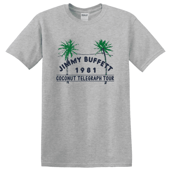 Jimmy Buffett 1981 Coconut Telegraph Tour T-Shirt