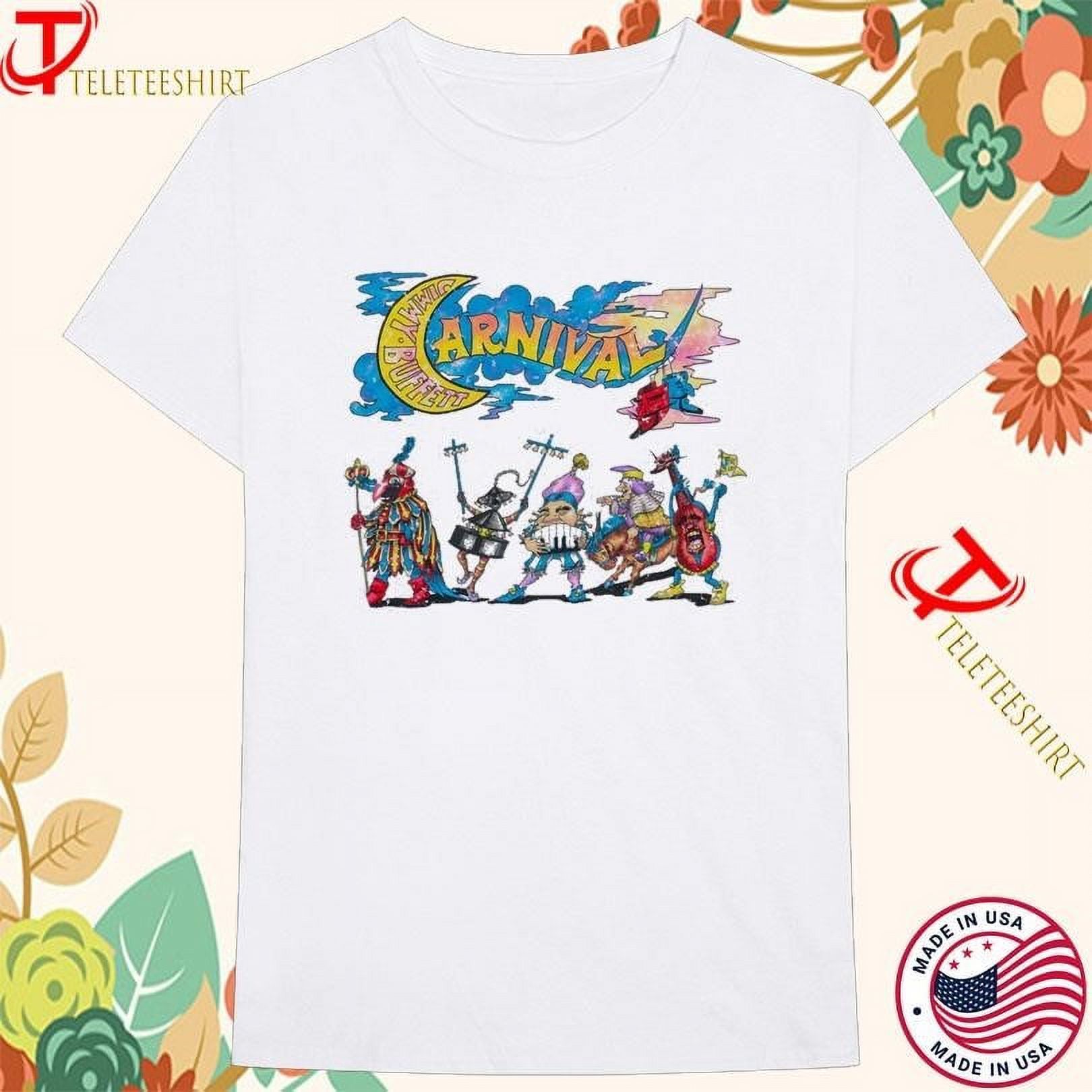 Jimmy Buffett Carnival Tour Tshirts