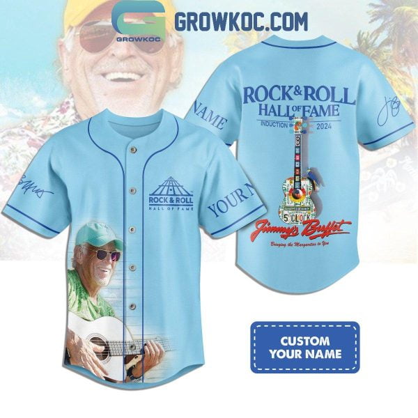 Jimmy Buffett Introduction Of Rock And Roll 2024 Personalized Baseball 