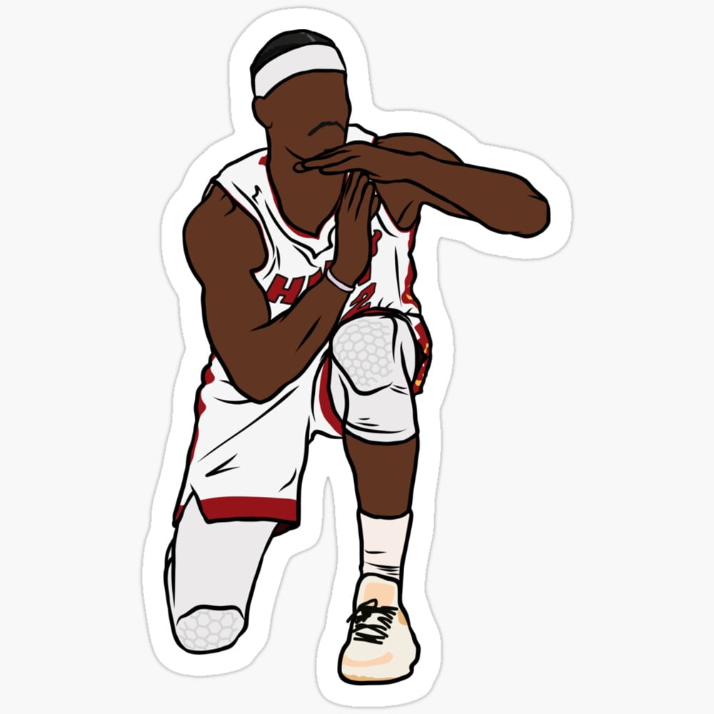 Jimmy Butler Timeout Celebration Sticker Phone Decal Water Bottle ...