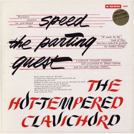 Jimmy Carroll - Speed the Parting Guest Hot-Tempered Clavichord - Music & Performance - CD
