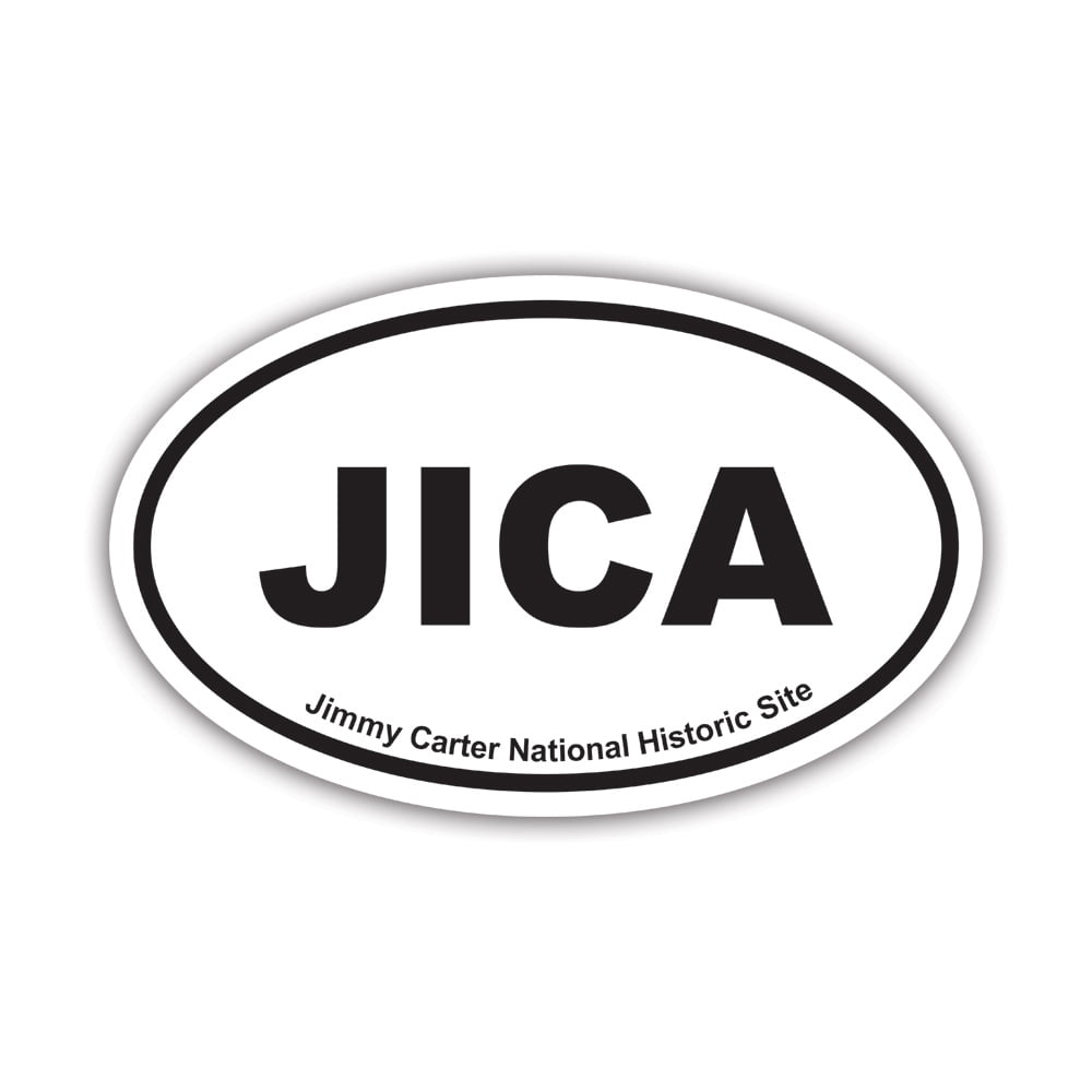 Jimmy Carter National Historic Site JICA Oval Sticker Decal - Self ...