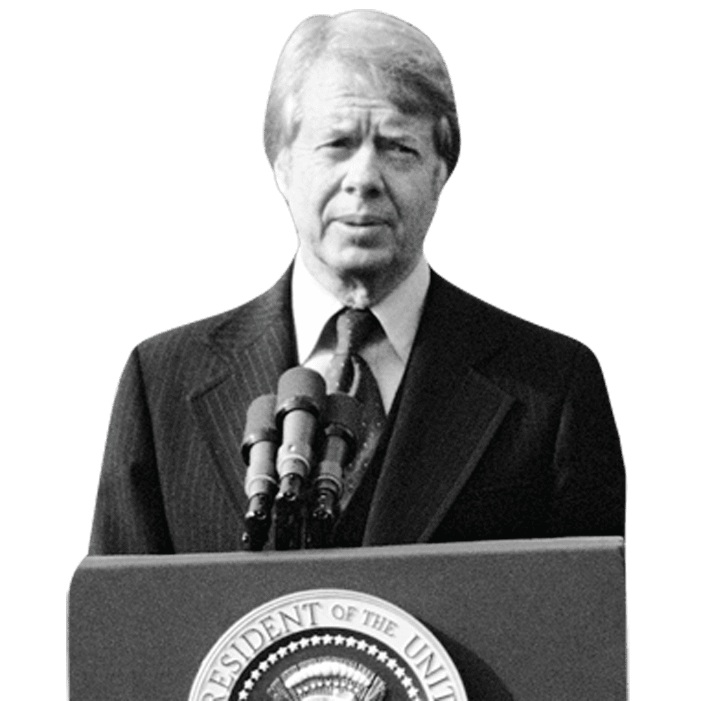 Jimmy Carter (Speech) Half Body Buddy Cutout