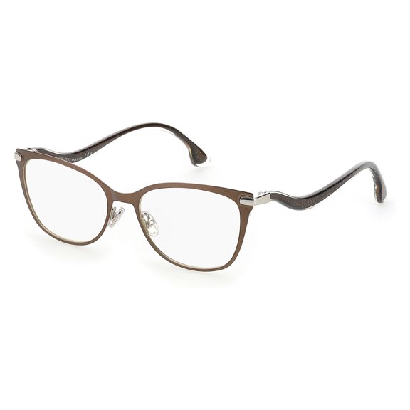 Jimmy Choo JC256 012R00 53mm Cat Eye Eyeglass Frames Women's Matte Brown/Silver