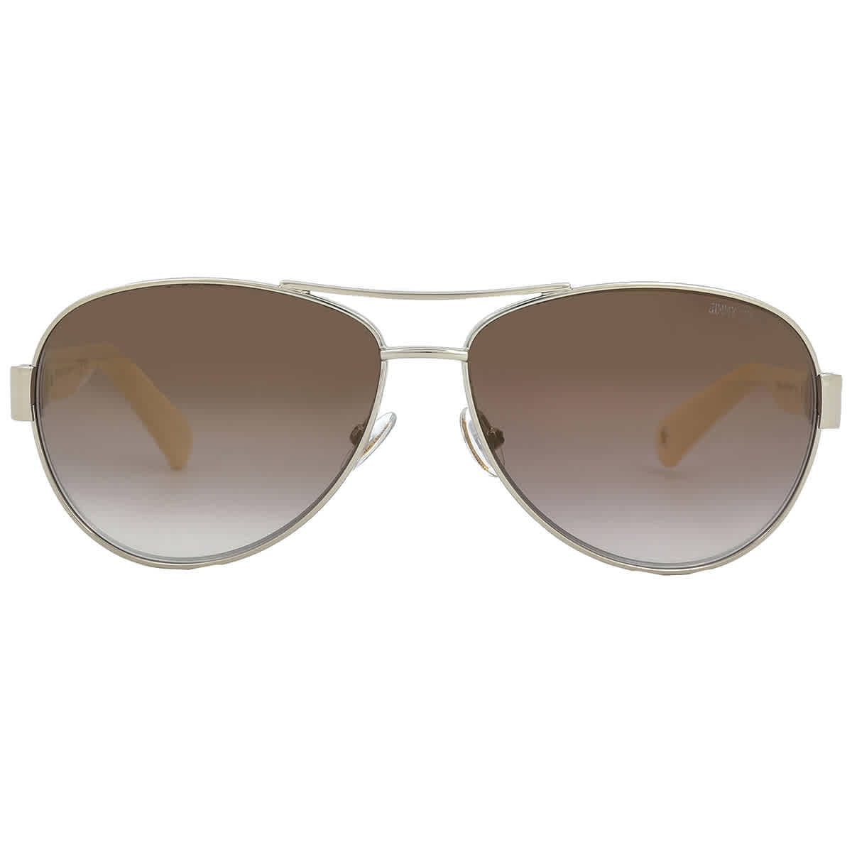 Jimmy Choo Baba Shiny Bronze Tortoise Aviator Sunglasses Frame w Case Italy 59mm Amazon.com: Jimmy Choo Women main image 4