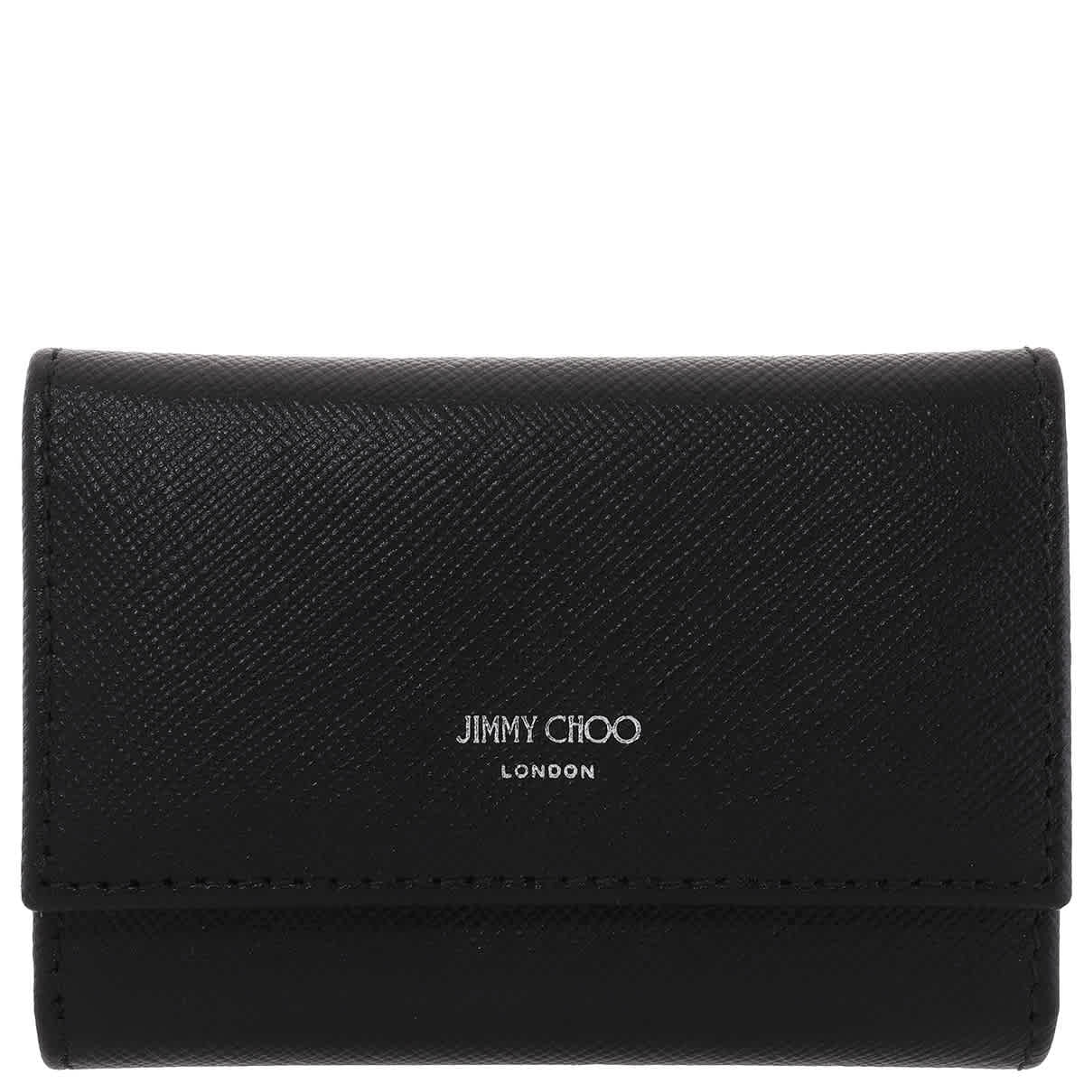 Jimmy Choo Black Howick Leather Key Holder - Walmart.com