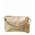 thumbnail image 1 of Jimmy Choo Callie Metallic Leather Pouch, Gold, 1 of 4