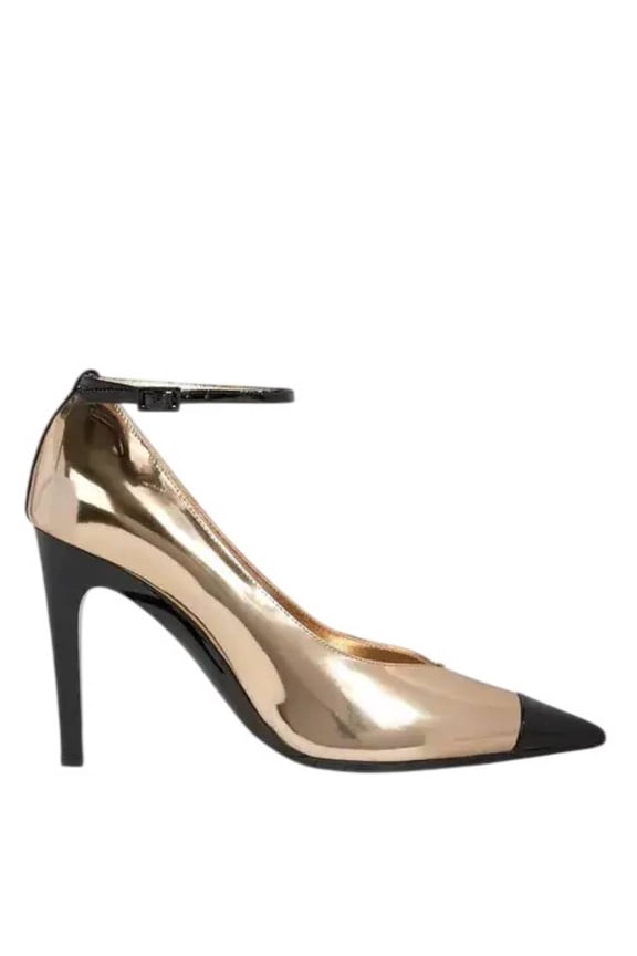 Cierra 100 Mirrored Leather Pumps, Brand Size 34 ( US Size 4 )