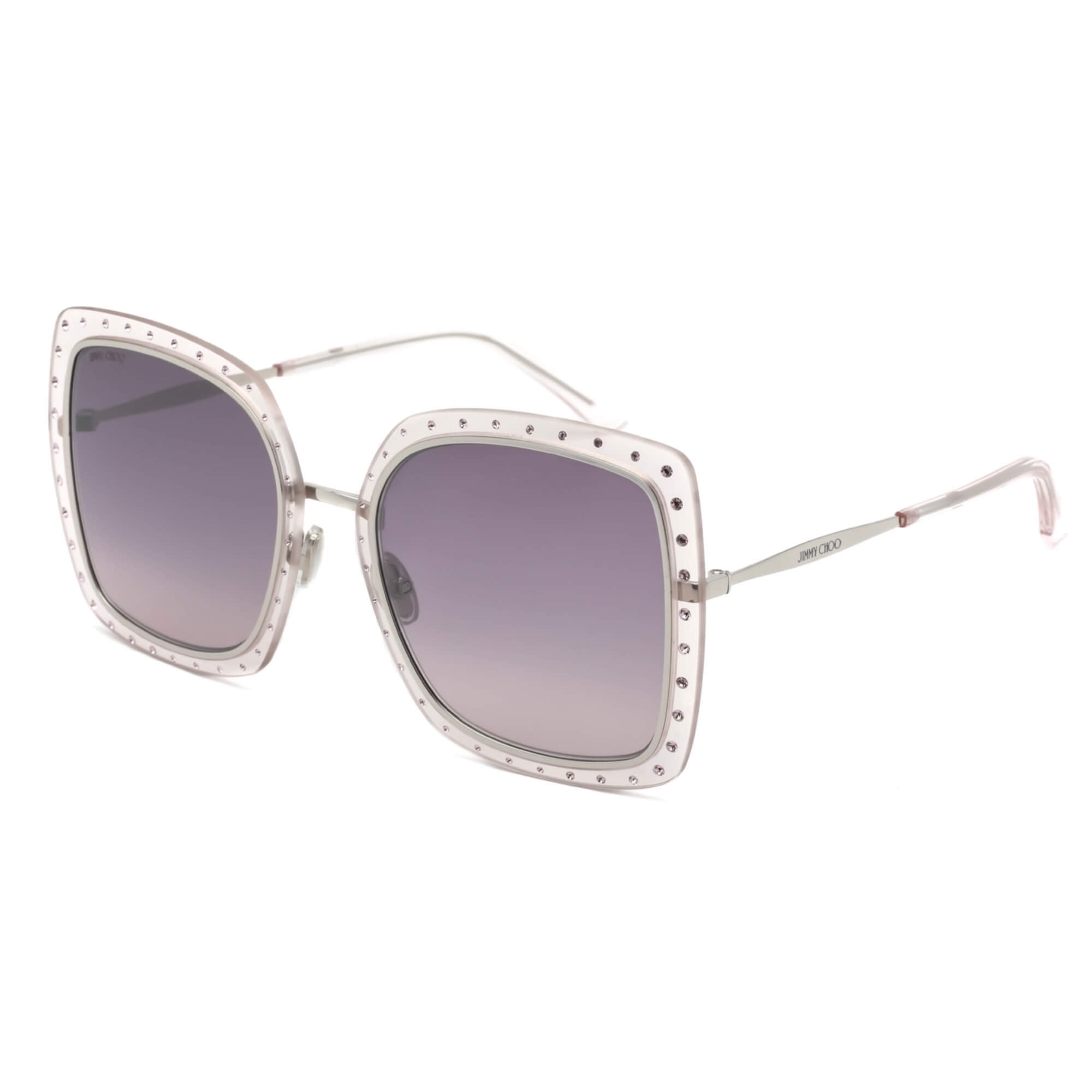 JIMMY CHOO DANY/S 0KTS F7 Women's Clear Pink Frame Sunglasses
