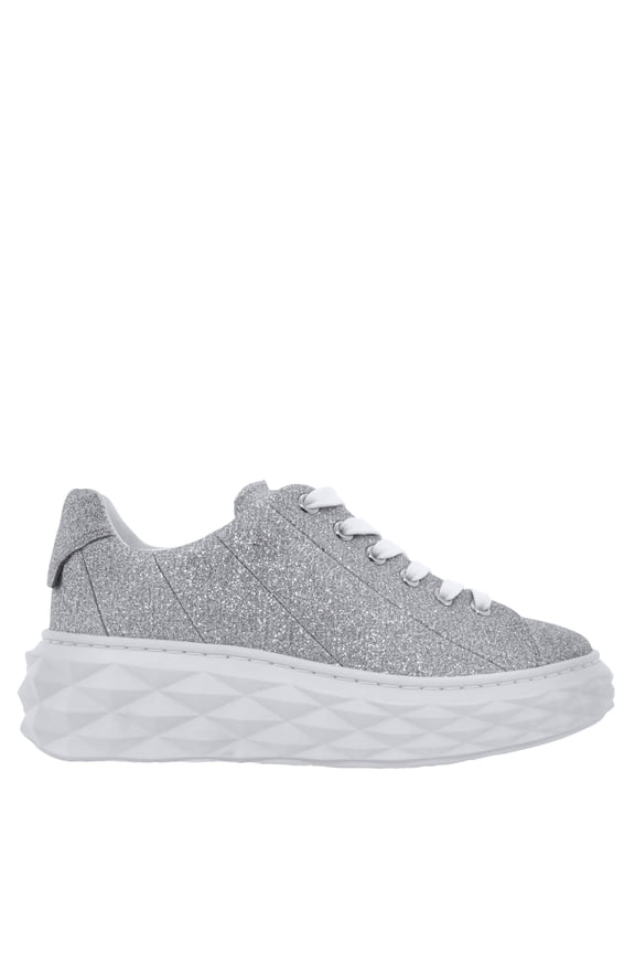 Diamond Glitter Low-Top Sneakers, Brand Size 35 ( US Size 5 )