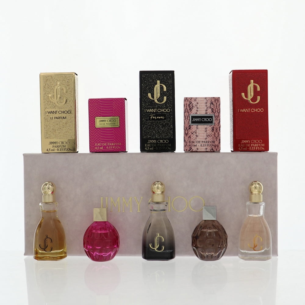 JIMMY CHOO Eau de Toilette 5個セット 40ml Jimmy Choo Floral Variety Fever Perfume - 5 Pc Mini Gift Set
