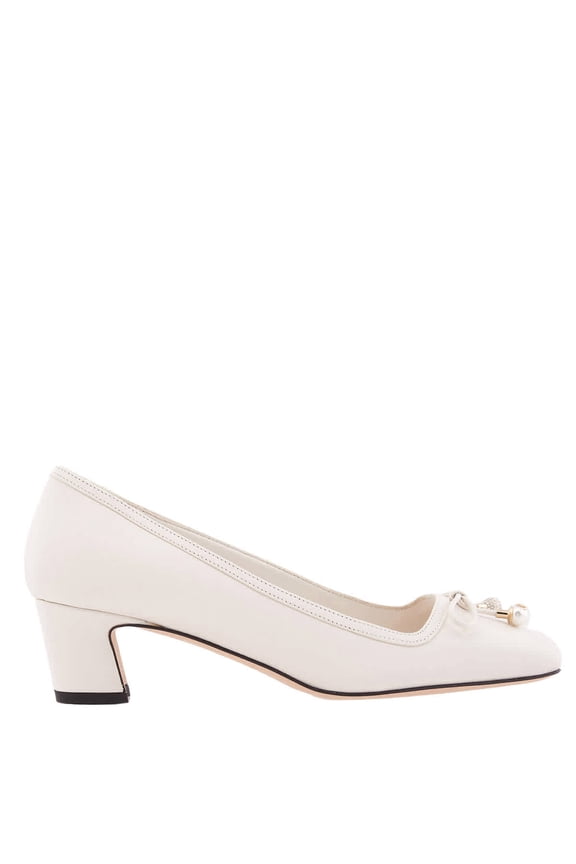 Elme 45 Embellished Pumps - Latte, Brand Size 35 ( US Size 5 )