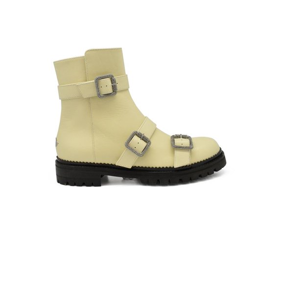 Jimmy Choo Hank Flat Boots Neutrals (Women's)